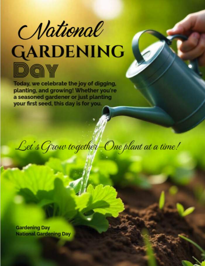National Gardening Day email example.